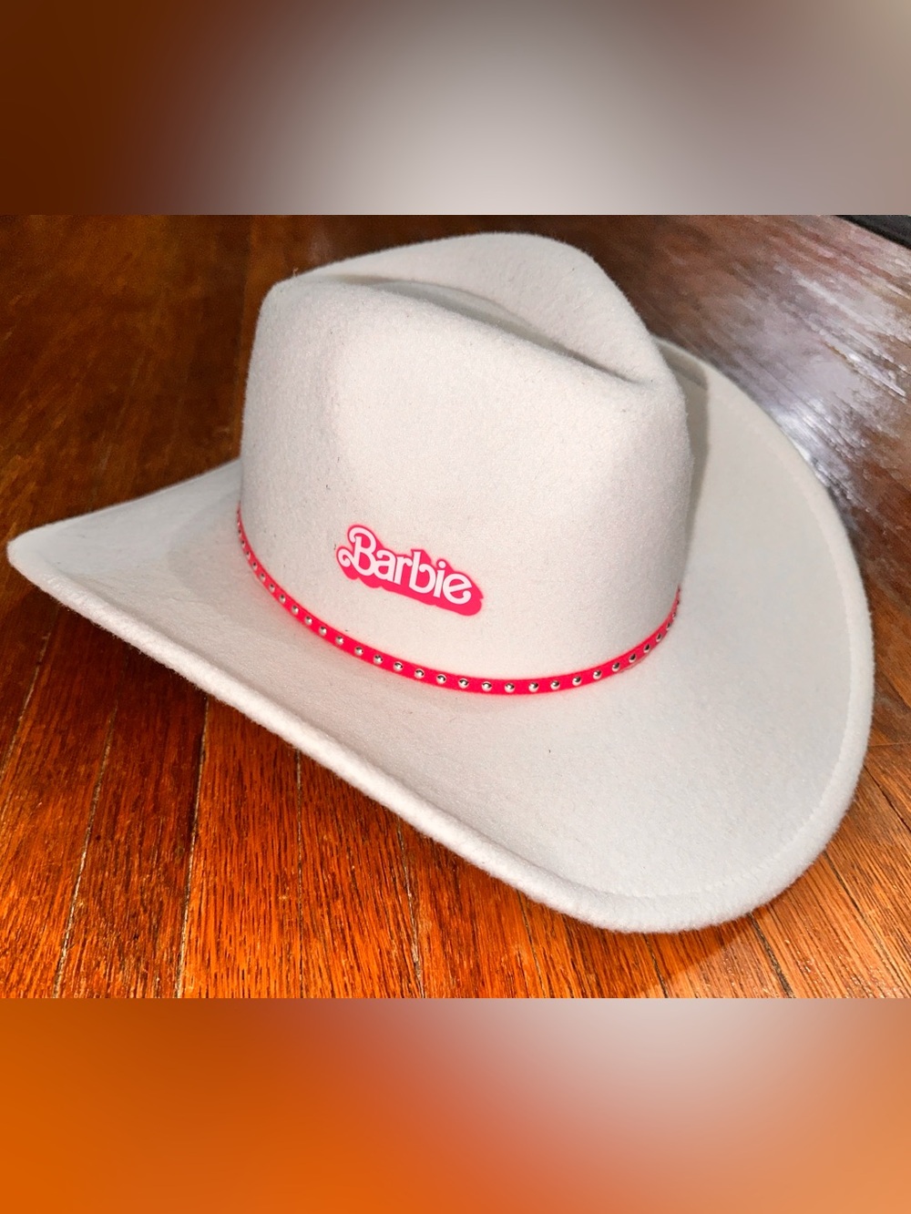Barbie Movie 2023 White Western Cowboy Hat